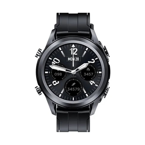 2 σε 1 ασύρματα στερεοφωνικά ακουστικά στο αυτί, έξυπνο ρολόι